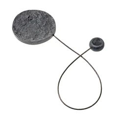 Hot Embrasse aimantée TIM coloris gris - 4MURS Voilages, Vitrages, Stores Et Accessoires