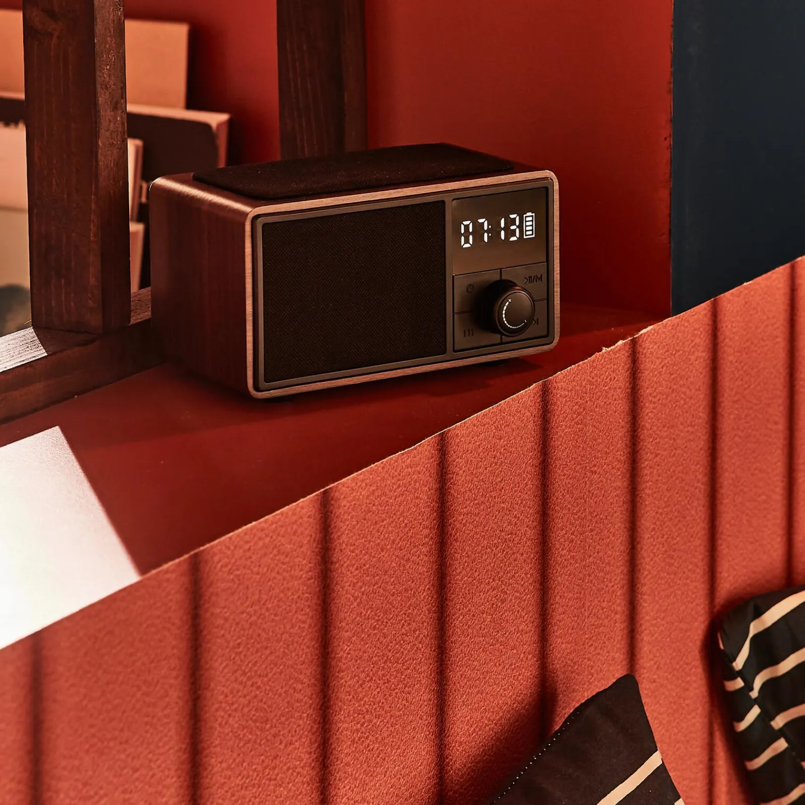 Online Enceinte BOIS BT coloris noir - 4MURS Enceintes Bluetooth