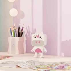 Fashion Enceinte DANCING ANIMAL LICORNE coloris blanc - 4MURS Enfant High-Tech Enfant|Enceintes Bluetooth