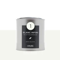 Online Peinture Finition Peinture blanc infini Satiné 0,5 L Peintures
