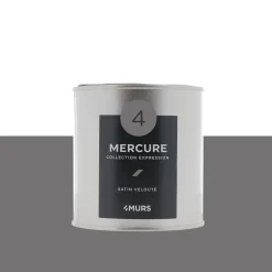 Outlet Peinture Finition Peinture mercure Satiné 0,5 L - 4MURS Peintures