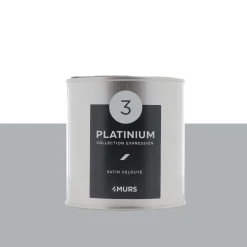 Hot Peinture Finition Peinture platinium Satiné 0,5 L - 4MURS Peintures
