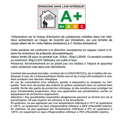 Best Peinture Finition Peinture blanc poudré Satiné 0,5 L Peintures