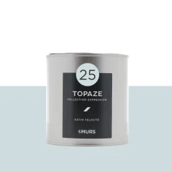 Best Peinture Finition Peinture topaze Satiné 0,5 L - 4MURS Peintures