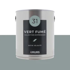 Sale Peinture Multi-supports Peinture vert fumé Satiné - 4MURS Peintures