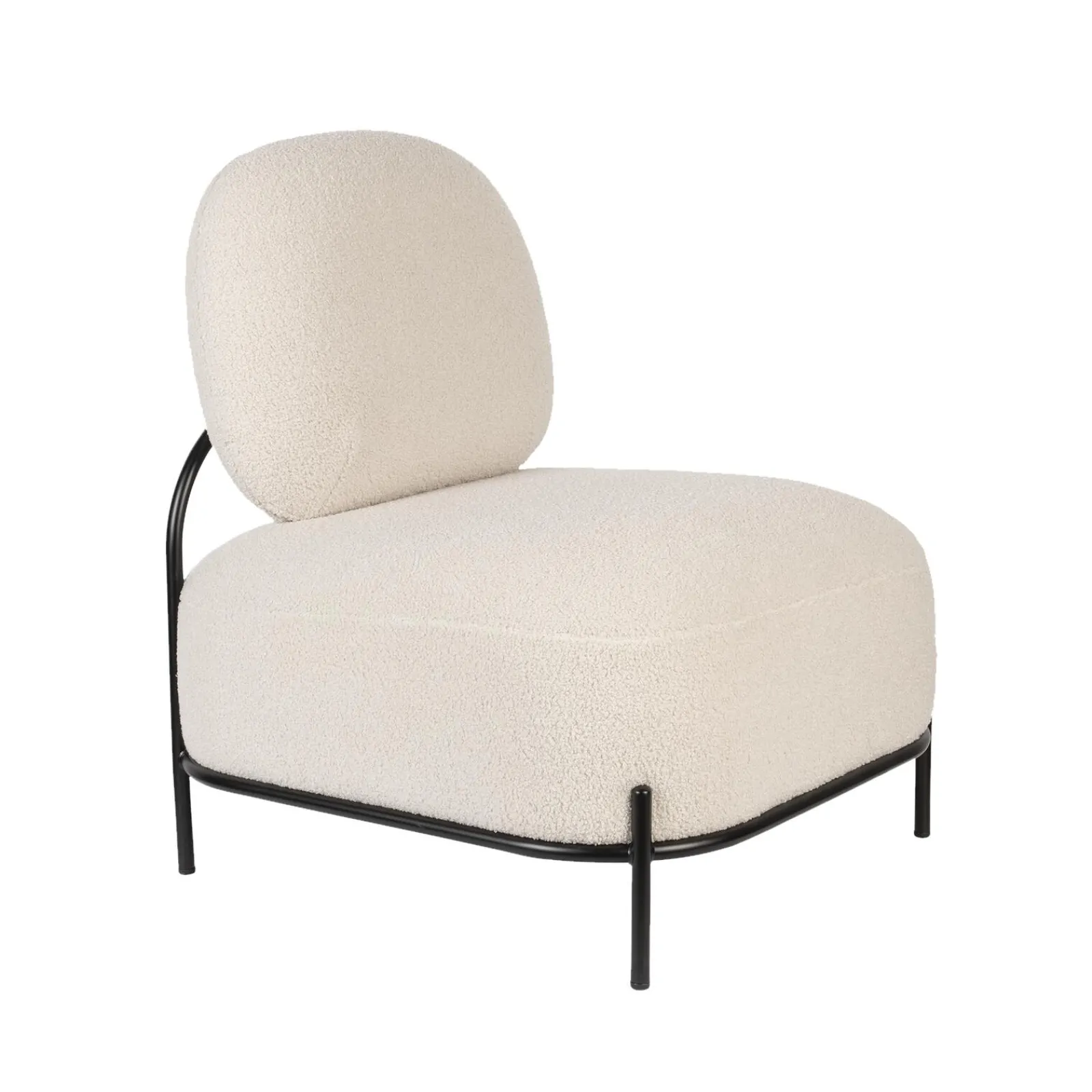 Sale Fauteuil POLLY coloris blanc - 4MURS Fauteuils