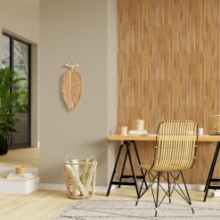 New Fibres naturelles sur intissé WALL coloris naturel - 4MURS Papiers Peints