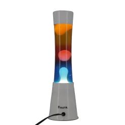 Discount Lampe à lave LAVA WHITE coloris blanc 39,5 x 11 cm - 4MURS Guirlandes Et Déco Lumineuse
