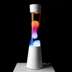 Discount Lampe à lave LAVA WHITE coloris blanc 39,5 x 11 cm - 4MURS Guirlandes Et Déco Lumineuse