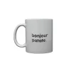 Hot Mug BONJOUR PATATE coloris blanc - 4MURS Arts De La Table