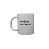 Sale Mug BONJOUR CONNASSE coloris blanc - 4MURS Arts De La Table