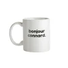 Online Mug BONJOUR CONNARD coloris blanc - 4MURS Arts De La Table