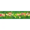 Discount Frise adhésive MUMBA coloris vert tropical - 4MURS Enfant Papiers Peints Enfant|Papiers Peints