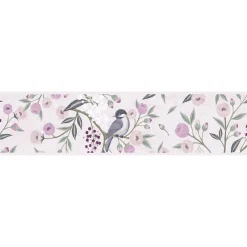 New Frise intissée ROSELIA coloris rose ballerine - 4MURS Enfant Papiers Peints Enfant