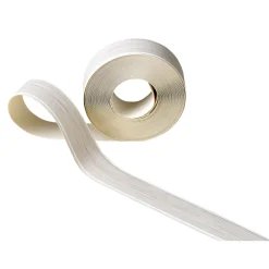 Outlet Galon vinyle GUERANDE coloris blanc grisé - 4MURS Papiers Peints