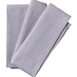 Hot Nappe MALAWI gris acier 150 x 235 cm - 4MURS Linge De Maison