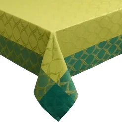 Fashion Nappe TWIRL coloris vert lime 155 x 155 cm - 4MURS Linge De Maison