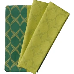 Fashion Nappe TWIRL coloris vert lime 155 x 155 cm - 4MURS Linge De Maison