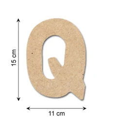 Outlet Décobois à peindre lettre Q - 4MURS Objets Muraux