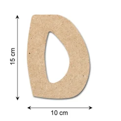 Outlet Décobois à peindre lettre D - 4MURS Objets Muraux