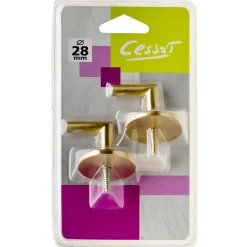 Clearance Gond TROMPETTE coloris laiton mat longueur 4,5 cm - 4MURS Voilages, Vitrages, Stores Et Accessoires