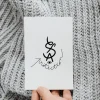 Discount Carte PROTECTION coloris blanc - 4MURS Papeterie Et Livres