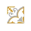Discount Revêtement adhésif SOCHIC SQUARE VOLUTE jaune - 4MURS Revêtements Muraux