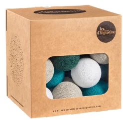 Outlet Guirlande lumineuse boule ÉMERAUDE coloris vert émeraude - 4MURS Guirlandes Et Déco Lumineuse