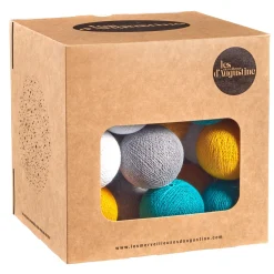 Outlet Guirlande lumineuse boule VINTAGE coloris jaune moutarde - 4MURS Guirlandes Et Déco Lumineuse