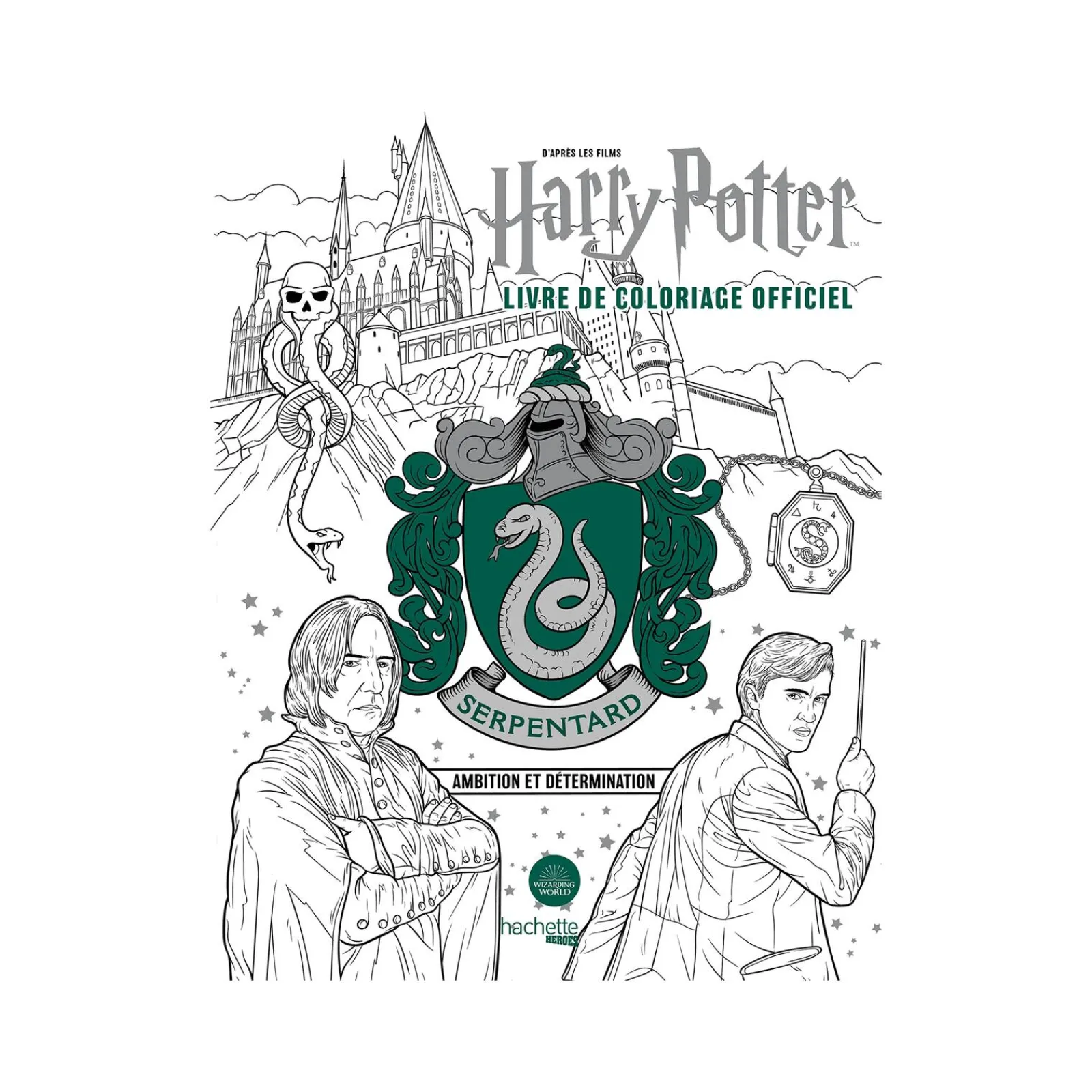 Clearance Coloriage HARRY POTTER SERPENTARD - 4MURS Jeux Et Diy