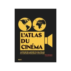 Outlet Livre arts L'ATLAS DU CINÉMA - 4MURS Papeterie Et Livres