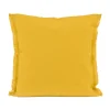 Online Housse de coussin BIMINI coloris curry 45 x 45 cm - 4MURS Coussins