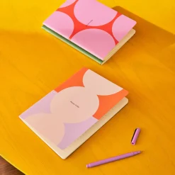 New Carnet ALWAYS TODAY coloris Orange/Violet - 4MURS Papeterie Et Livres