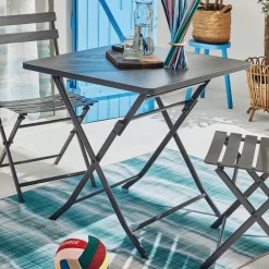 New Chaise GREENSBORO coloris graphite - 4MURS Mobilier De Jardin|Chaises Et Tabourets