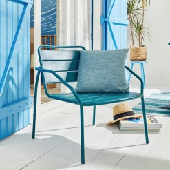 Discount Fauteuil PHUKET coloris bleu canard - 4MURS Mobilier De Jardin|Fauteuils
