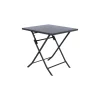 Online Table GREENSBORO coloris graphite 70 x 70 cm - 4MURS Mobilier De Jardin|Tables