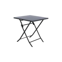 Online Table GREENSBORO coloris graphite 70 x 70 cm - 4MURS Mobilier De Jardin|Tables