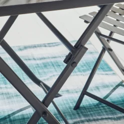 Online Table GREENSBORO coloris graphite 70 x 70 cm - 4MURS Mobilier De Jardin|Tables