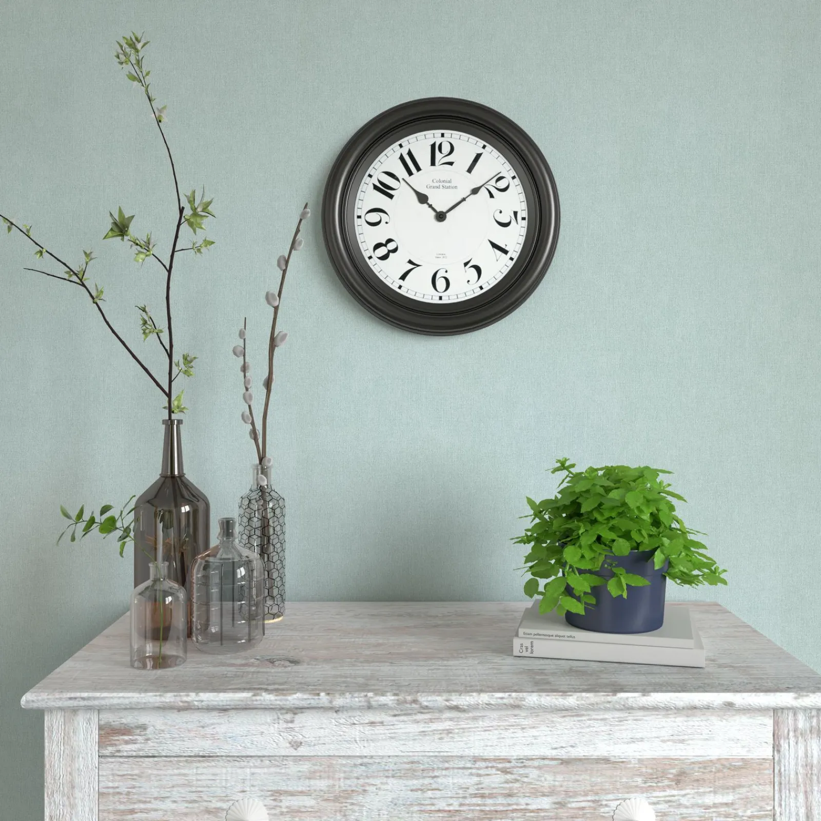 Hot Horloge COLIN coloris noir - 4MURS Horloges