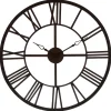 Outlet Horloge en métal GRÉGOIRE coloris brun - 4MURS Horloges