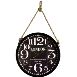Best Horloge en métal STAN coloris noir - 4MURS Horloges