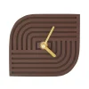 Best Horloge LIV coloris Terracotta / Beige / Brun - 4MURS Horloges
