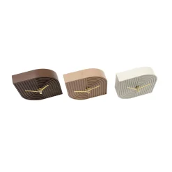 Best Horloge LIV coloris Terracotta / Beige / Brun - 4MURS Horloges