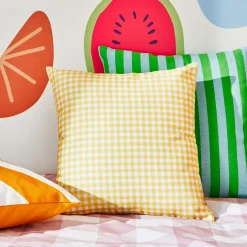Sale Housse de coussin ELVA coloris jaune 40 x 40 cm - 4MURS Coussins
