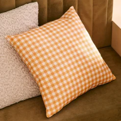 Best Housse de coussin ELVA coloris orange 40 x 40 cm - 4MURS Coussins