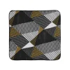 Best Housse de coussin JACKSON coloris jaune noir 40 x 40 cm - 4MURS Coussins