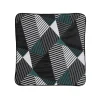 Fashion Housse de coussin JACKSON coloris bleu noir 40 x 40 cm - 4MURS Coussins