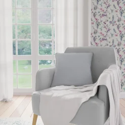 Online Housse de coussin LIN LAVE coloris gris 40 x 40 cm - 4MURS Coussins