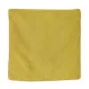 Discount Housse de coussin LIN LAVE coloris vert moutarde 40 x 40 cm - 4MURS Coussins