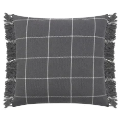 New Housse de coussin PAOLO coloris anthracite 40 x 40 cm - 4MURS Coussins